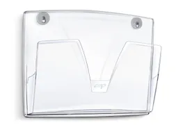 Wandfolderhouder CEP First A4 magnetische 1-vaks transparant