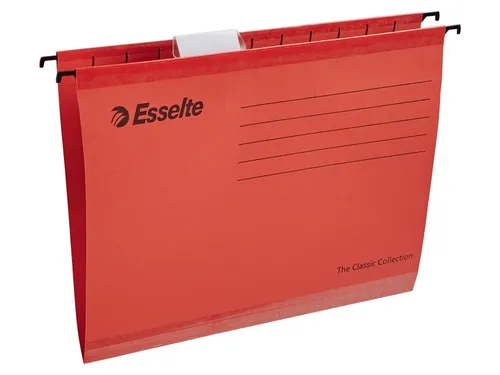 Hangmap Pendaflex Verticaal A4 V-bodem rood