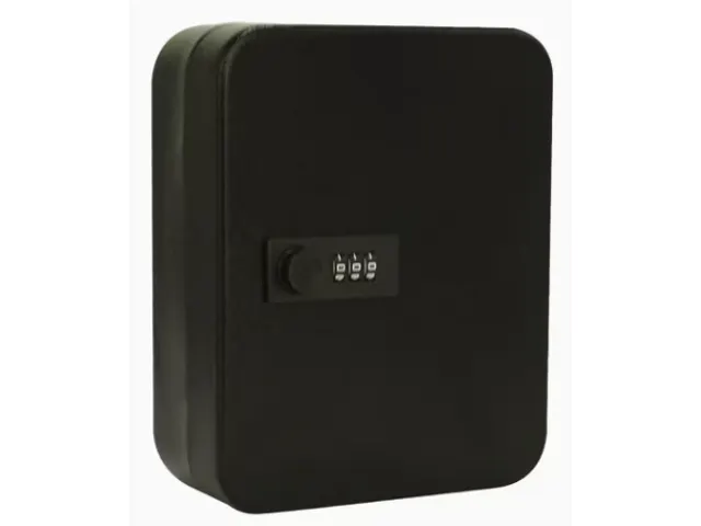 Sleutelkast 30 Sleutels Wandmontage Met Wachtwoordcode Zwart