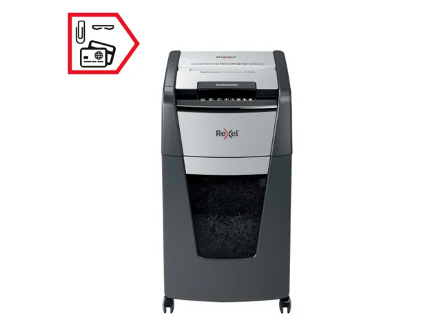 Papiervernietiger Rexel Optimum Auto+ 225M P-5 snippers 2x15mm