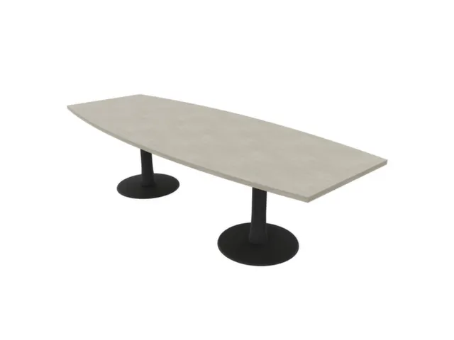 vergadertafel,HxBxD 740x2800x1100mm,vatvormig