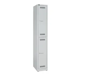 Dubbeldekse garderobekast,HxBxD 1850x300x500mm,1x2vak.,vak B 300mm - 2