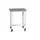 werkbank,verrijdbaar,HxBxD 930x700x600mm,linoleumblad,RAL7035,4wielen
