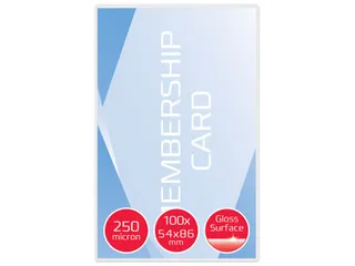 Lamineerhoes Gbc Creditcard 54x86mm 250 micron glanzend - 3