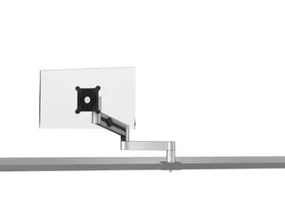 Monitorarm voor 1 scherm bureaubevestiging met bladdoorvoer Zilver - 4