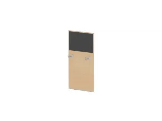 baliepaneel bureau aanbouw links NE-esdoorn BN8010-antraciet 600mm - 1
