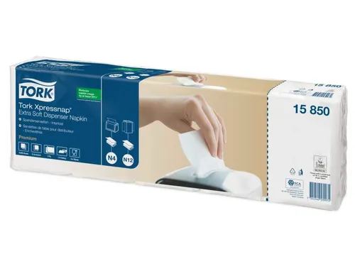 Tork Premium 15850 Intergevouwen Servetten 2-laags wit
