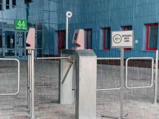 Vloerstandaard info stand outdoor A4 grijs - 5