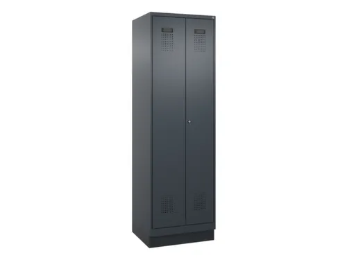 locker voor scheiding van kleding,HxBxD 1950x600x500mm,2vak