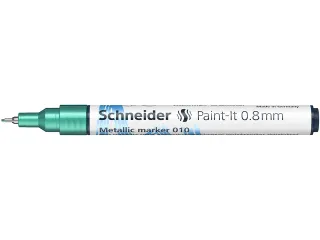 Metallic marker Schneider Paint-It 010 0.8mm groen metallic - 2