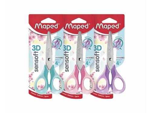 Schaar Maped Sensoft 13cm pastel assorti