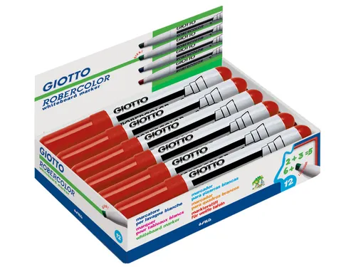Robercolor whiteboardmarker maxi schuine punt rood