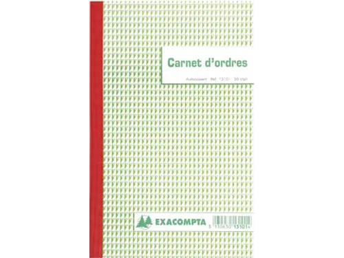 Orderboek 21x18cm 50blz Tripli