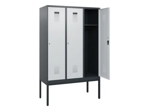schoollocker,HxBxD 1950x1200x500mm,3vak,vak B 400mm,cil.-slot