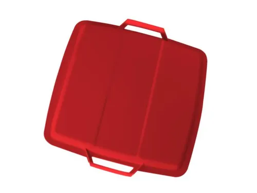 Deksel Voor Multifunktionele Bak Pp Voor 90 Liter Bak Rood