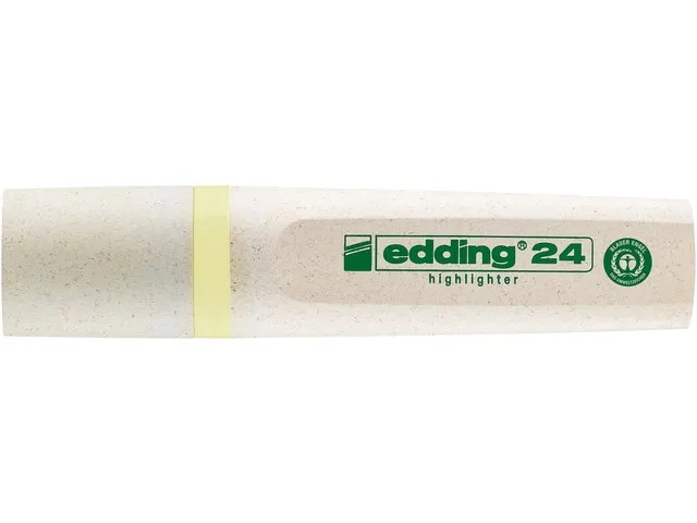 Markeerstift edding 24 EcoLine pastel geel