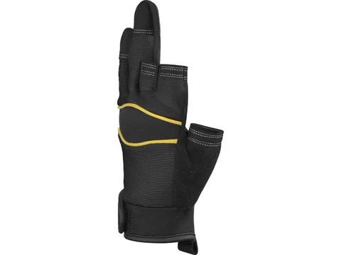 Gants Delta Plus Safe & Touch VV905 precision, noir/jaune, taille 11,