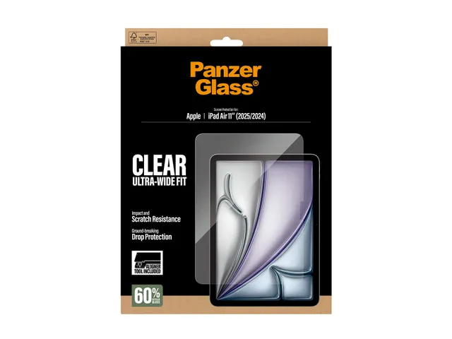 PanzerGlass Screen Protector iPad Air 11 inch (2024-2026) | Ultra-W