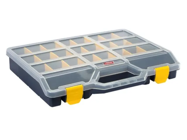 Sorteerkoffer 460x350x81Mm 21 Uitneembare Verdeelvakken