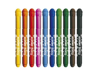 Baby viltstiften set van 10 stuks - 2