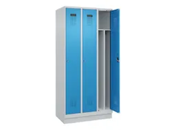 locker voor scheiding van kleding,HxBxD 1950x900x500mm,3vak