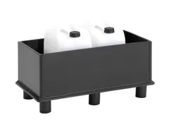 Opvangbak Hdpe 870x470x415mm V. 2x60l M. Poten Open Volume 60l