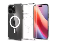 Spigen Crystal Hybrid MagSafe iPhone 16 Pro hoesje transparant