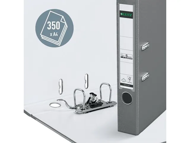 Ordner Leitz 1015 A4 50mm PP grijs