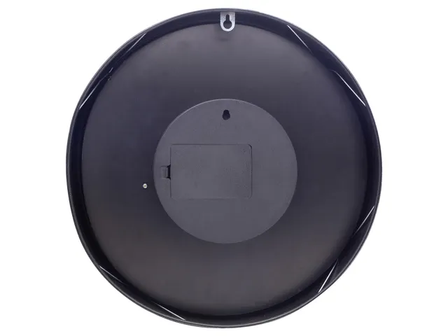 Wandklok Nextime 36cm Gear Clock zwart metaal/glas