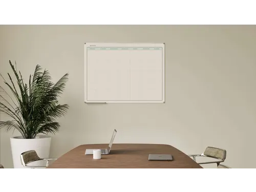 Maandplanner Elegance Engels softline profiel 8mm 90x120cm aluframe