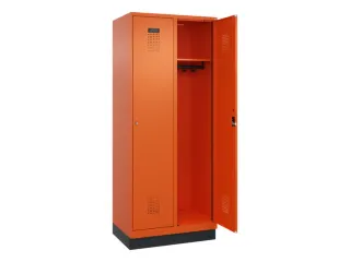 locker,HxBxD 1950x800x500mm,2vak,vak B 400mm,cil.-slot,sokkel - 1