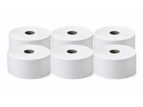 Toiletpapier Maxi Jumbo 2-Laags Eco Cellulose 6 Rol