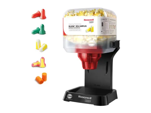 Honeywell HL400 Lite dispenser en 400 paar Bilsom oordoppen, SNR 33 dB