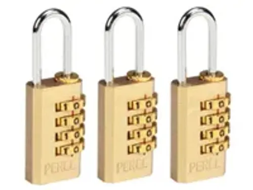 OUTLET SET Van 3 Cijferhangsloten 20mm