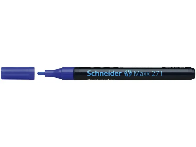 Lakmarker Schneider Maxx 271 1-2mm Blauw