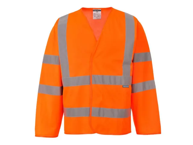 Portwest C473 fluohesje met lange mouwen, fluo oranje, maat 2XL/3XL, p