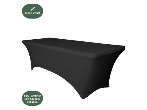Tafelrok BRASQ 183x76x74cm zwart