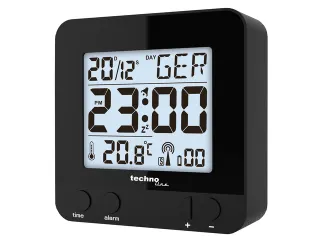 Wekker Technoline WT 235 80x80x30mm zwart - 2