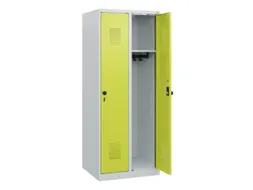 schoollocker,HxBxD 1530x600x500mm,2vak,vak B 300mm,draaigrendel