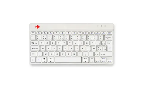 Compact Break ergonomisch toetsenbord Azerty BE Wit draadloos