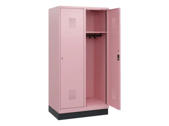 schoollocker,HxBxD 1630x800x500mm,2vak,vak B 400mm,cil.-slot,sokkel