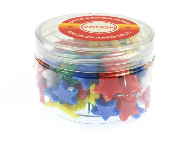 Pushpin H18-02 ster assorti kleuren