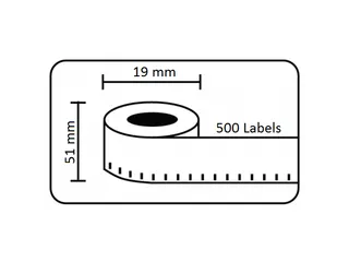Dymo Compatible Label 11355 S0722550 19x51mm - 1