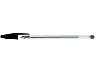Balpen Bic Cristal medium zwart doos à 90+10 gratis - 2