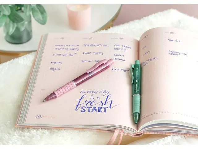 Balpen Faber-Castell Polyball View display 40 stuks
