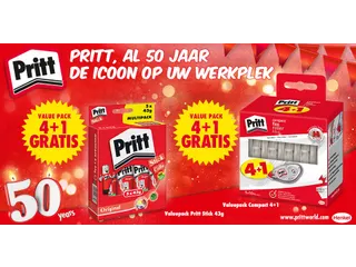 Correctieroller Pritt Compact Flex 4.2mmx10m 4+1 gratis - 2
