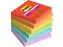 Memoblok Post-it 654 Super Sticky 76x76mm Playful 6 stuks