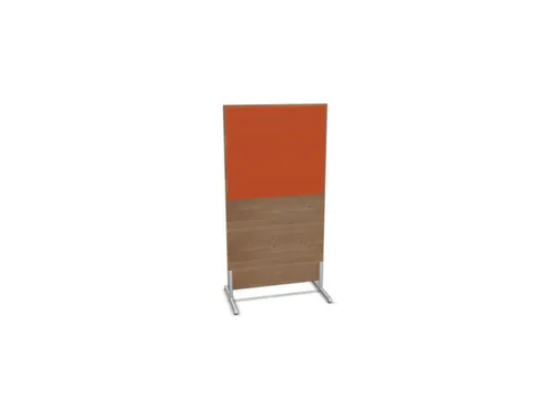 scheidingswand,HxB 1545x800mm,NT-cherry,BN3012-oranje
