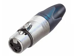 Neutrik - Xlr Kabeldeel, 3-Polig Vrouwelijk, Verzilverd, Vernikkeld