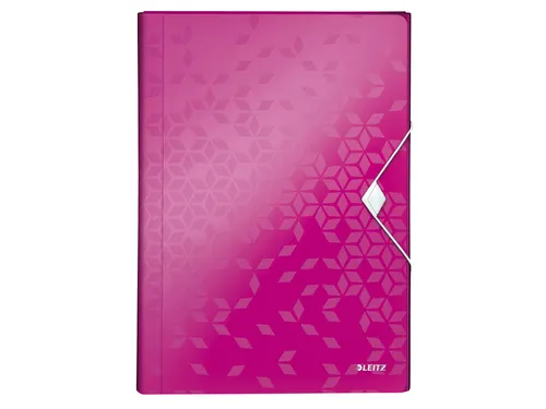 Sorteermap Leitz Wow Pp A4 6 Vaks Roze